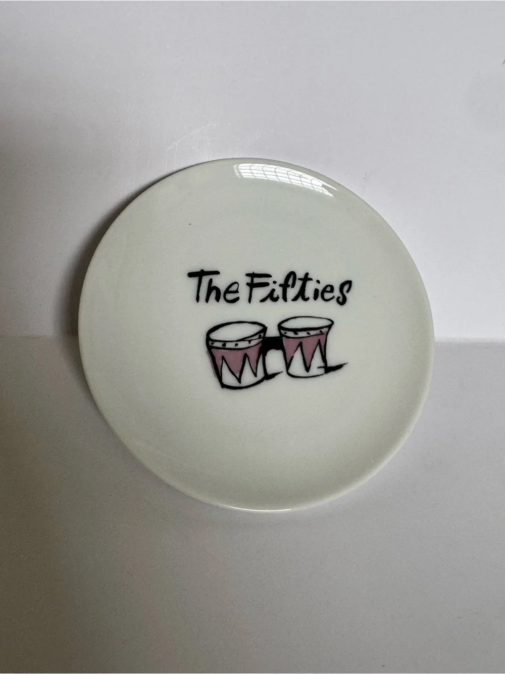 Pottery Barn Millennium Series The Fifties Mini Plate Bongos Drum 4”